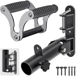 Landmine Attachment for Olympic Barbell Bars, Wall Mount Landmine Attachment, V Bar Row Landmine Handle and  Press Landmine Handle, Versatile Strength  Equipment for Home Gym