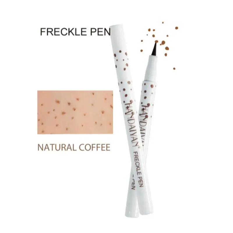 Freckle Pen, 1 Count Natural Lifelike Faux Face Freckle Cosmetic Makeup Pen, Waterproof Long Lasting Soft Small Spot Pen for Women and Girls