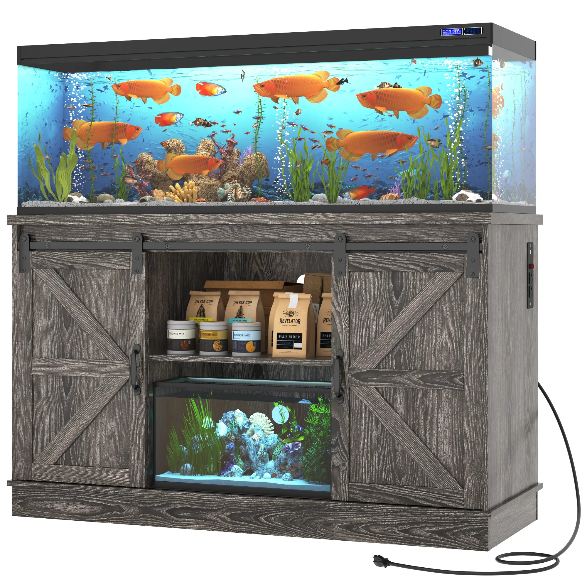 55 gallon aquarium fish tank - TikTok Shop