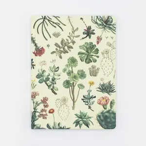 Hardcover Notebook Dot Grid • Succulents