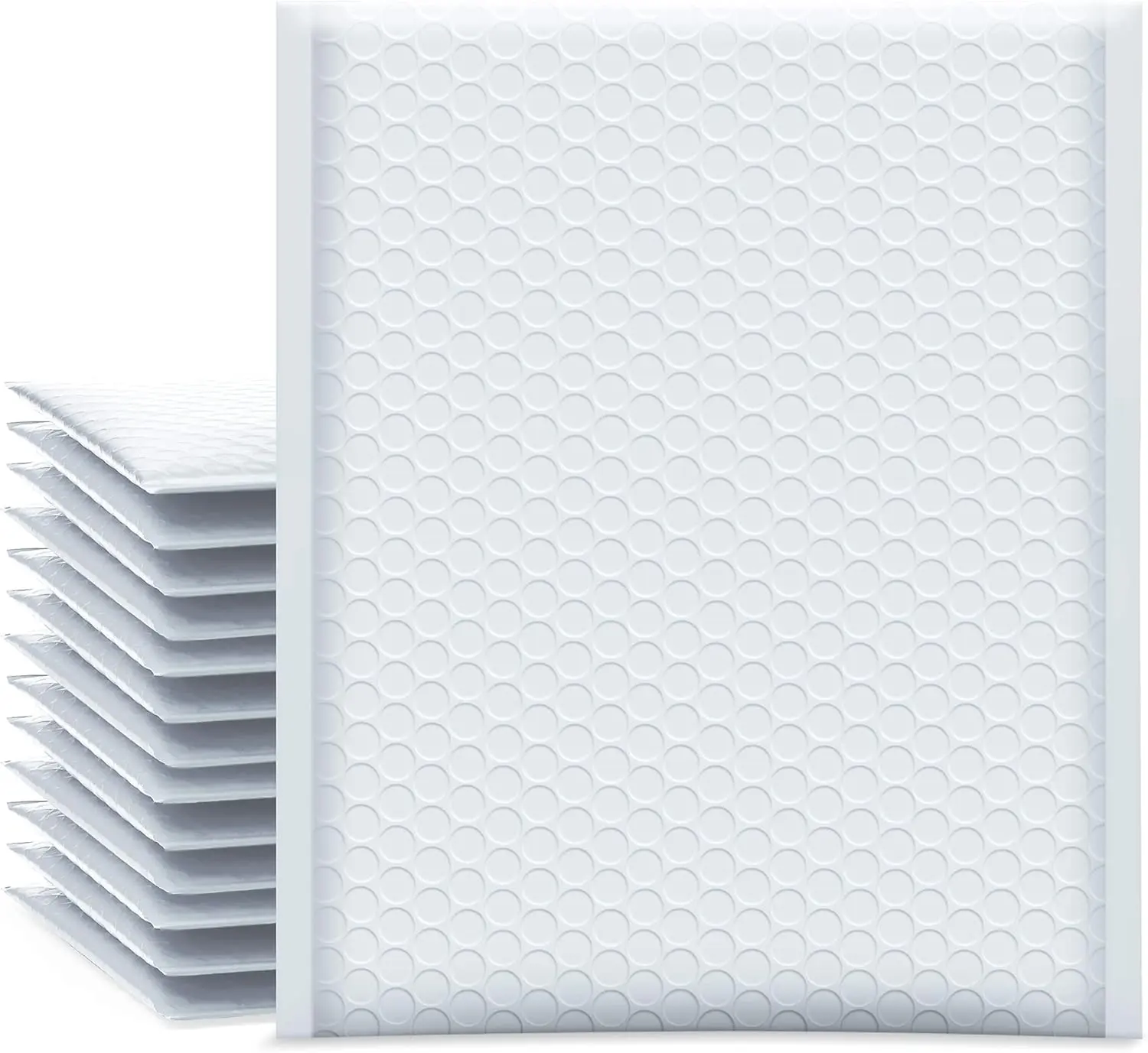 Bubble Mailers 7.25x12 Inch White 25 Pack Usable Size 7.25x11 Padded Envelopes Small Business Opaque Packaging Self Seal  Boutique Bulk Shipping Bags for  Makeup Supplies #1