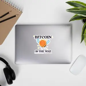 Bitcoin is the way - Bubble-free stickers