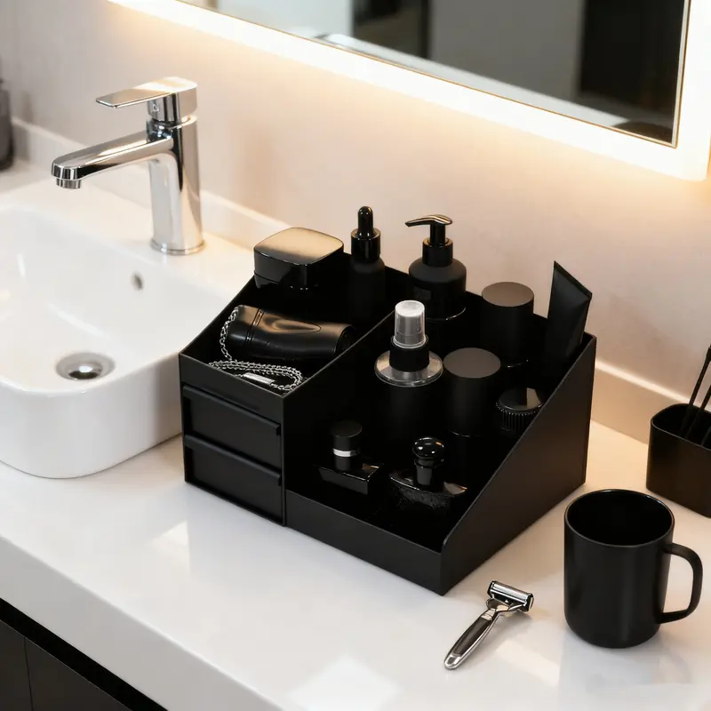 mens bathroom organizer - TikTok Shop