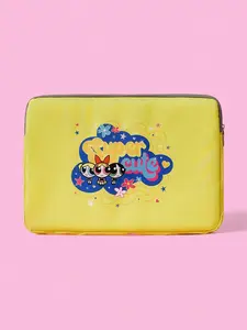 THE POWERPUFF GIRLS Blossom, Bubbles, Buttercup Printed Laptop Sleeve for 14 Inch Laptop, Briefcase Fit Design