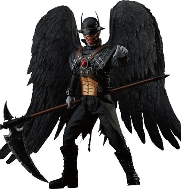 Beast Kingdom - Dark Nights: Death Metal Batman Who Laughs Action Figure with Sickle and Wings, Collectible Statue [COLLECTIBLES]