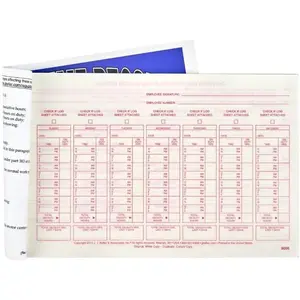 Driver Exemption Log Book 5-pk. with Simplified Driver Vehicle Inspection Report for Short-Haul Operations Book Format 18 Sets 2-Ply with Carbon 8.5" x 5.5"