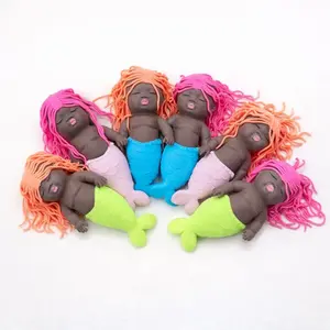 Squishy Mermaid Stress Relief Doll (6.7 Inches / 17 cm) | Oddly Satisfying TPR Squishy Toy