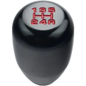 Universal JDM 5 Speed Manual Shift Knob M10x1.5 Screw On Color Black