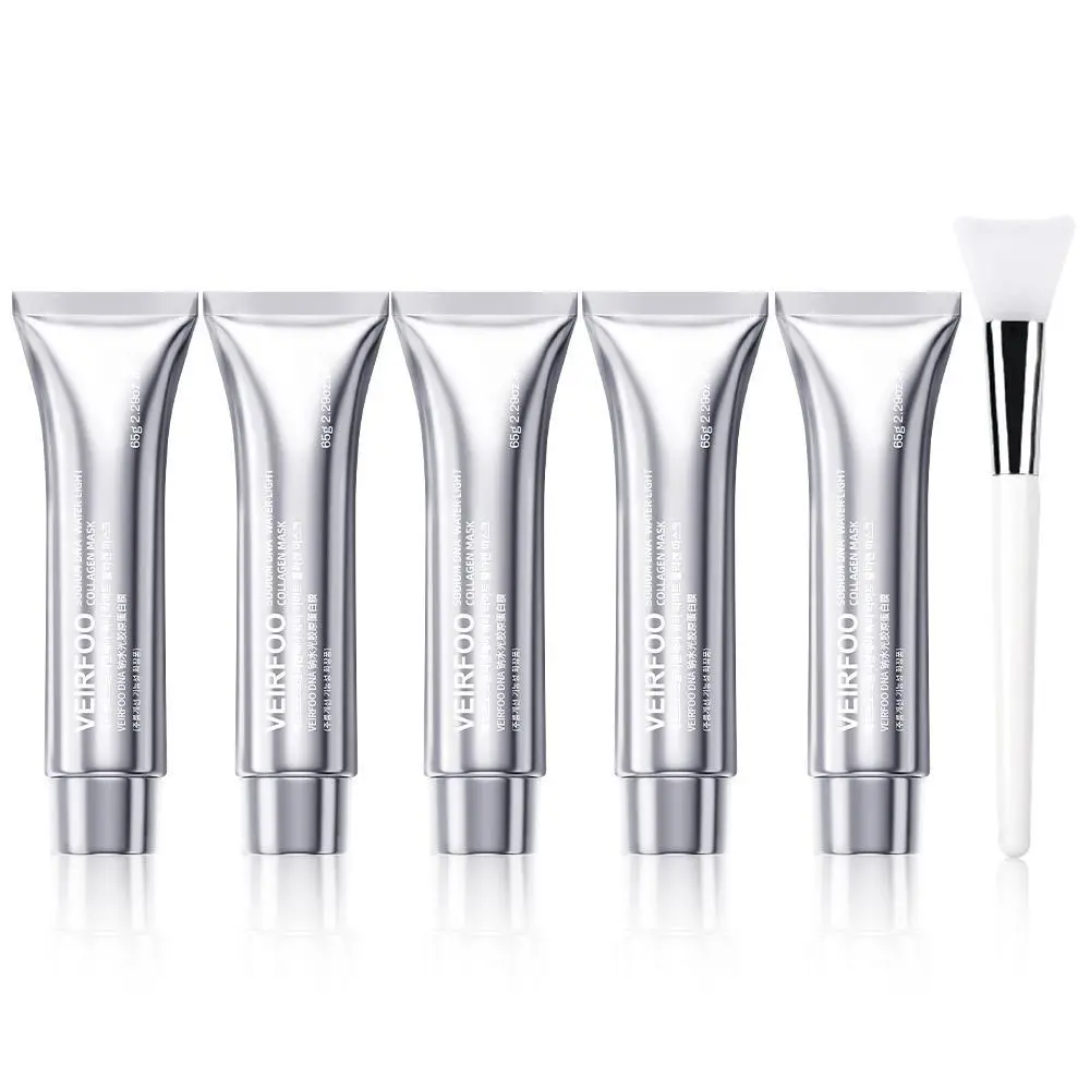 【White-Box 5+2 Set】VEIRFOO Gentle Foam Cleanser - Hydrating Deep Cleansing Face Wash for All Skin Types Sodium DNA Cloud Foam Cleanser - Gentle Hydrating Face Cleanser Skincare