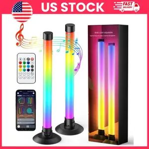 LED Light Bar for TV Backlight RGB Music Sync Gaming Room Lights Color Changing Smart LED Light Bars with App Remote Control USB Powered IC RGBW Ambient Lighting for TV PC Monitor Bedroom Gaming Setup Room Decor 2026 Atmosphere Lights