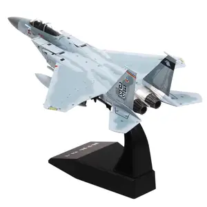 F-15 1:100 Aircraft Model Alloy Simulation Military Scene Fighter Ornament Toy