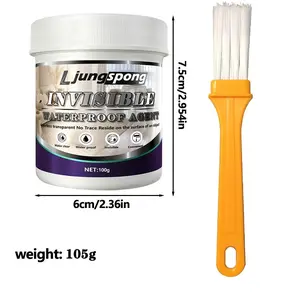 Waterproof Elastic Multi Purpose Adhesive Sealant, Flexible Clear Leak Repair Glue for Home Bathroom Roof Pipe Fix, Strong Bond Waterproof Adhesive for Phone LCD Screen Small Crack Sealing