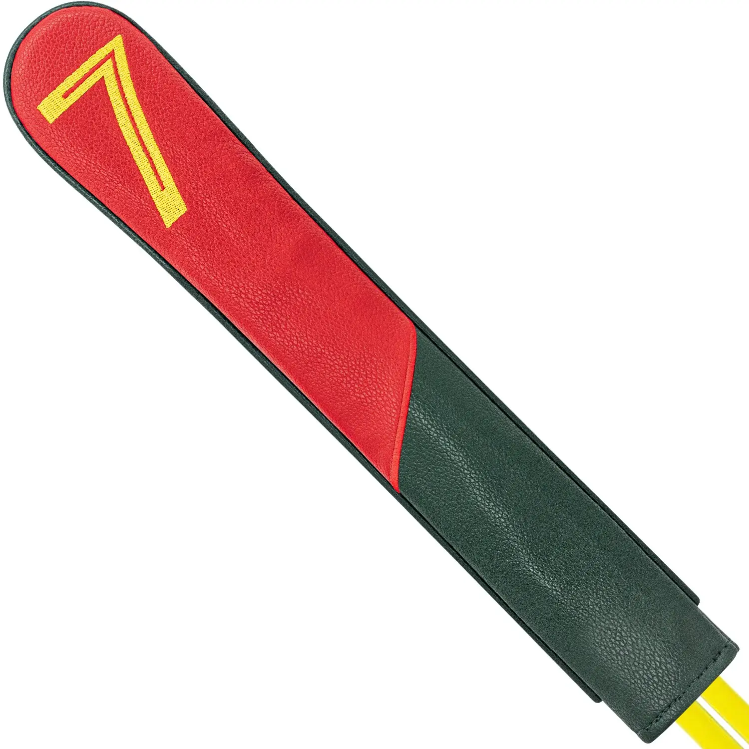 Dark Golf Alignment Stick Cover, Premium PU Golf Rod Protector, Durable Golf Training Accessory for Golfers, Golf Accessories