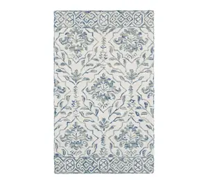 Dip Dye Fleur 2' x 3' Wool Rug by Valerie
