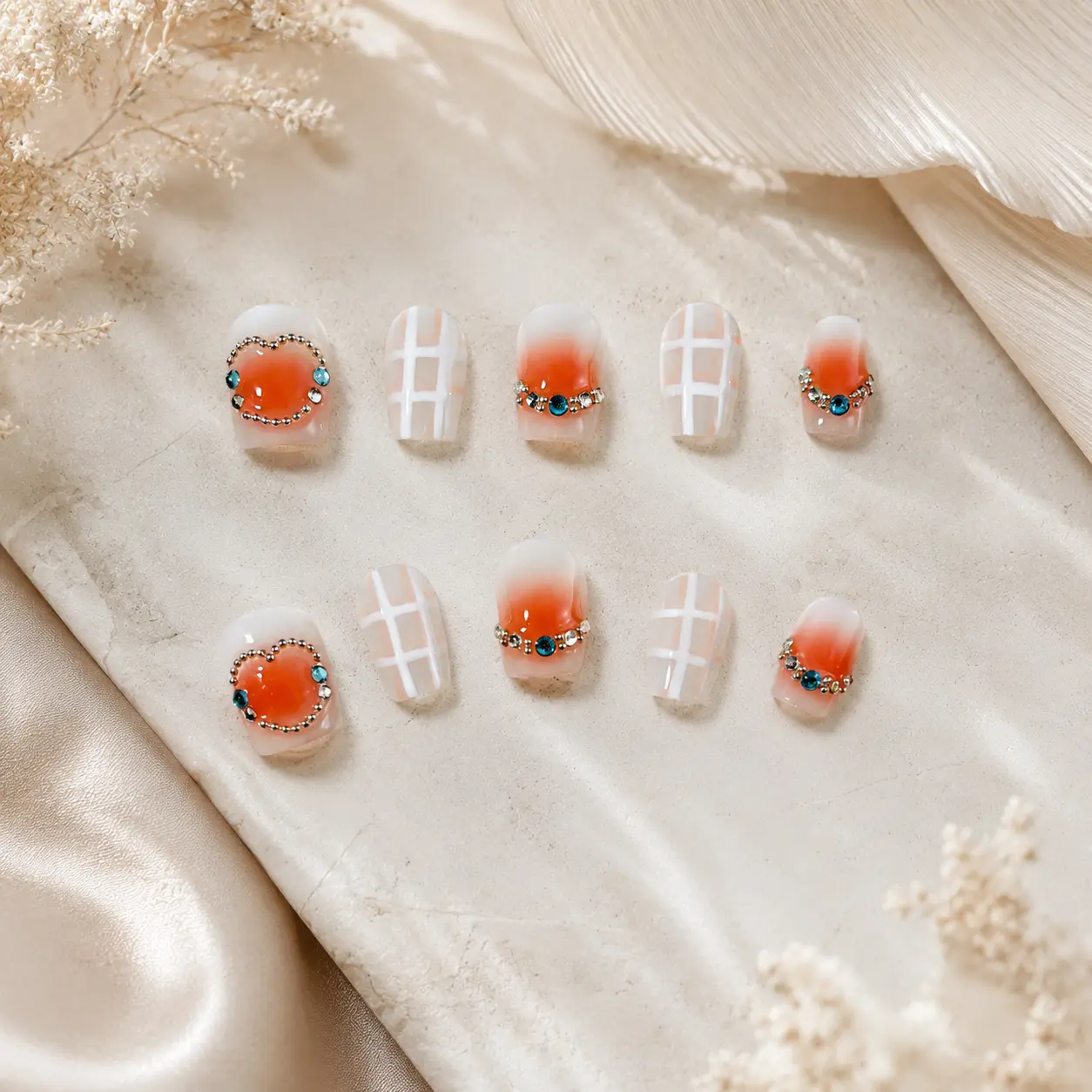 Sugar Rush Press-on Nails, Beauty & Personal Care Nail Art Decoration Accessories