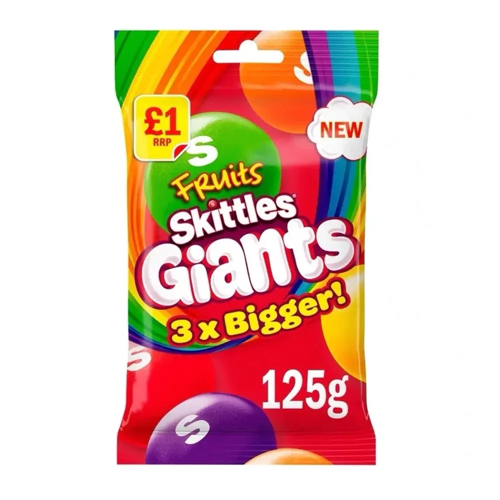 SKITTLES GIANTS (100G) (UK) SKITTLES GIANTS (100G) (UK)