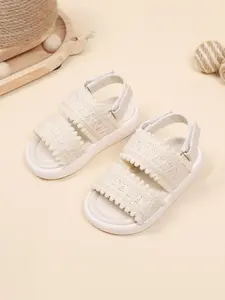 Girls' Summer Knitted Sneakers, Soft Breathable Design, Perfect for Daily Wear & Outdoor Play, Ideal Footwear for Girls, Flat Slide Sandals, Lightweight Sandal