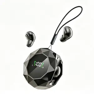 Invisible Earbuds, Mini Sleep Headphones for Side Sleepers with Anti-Loss Lanyard, Smallest Wireless Earphones for Small Ear Canals, Noise Cancelling Bluetooth 6.0 Discreet Hidden Earbuds for Work & Travel