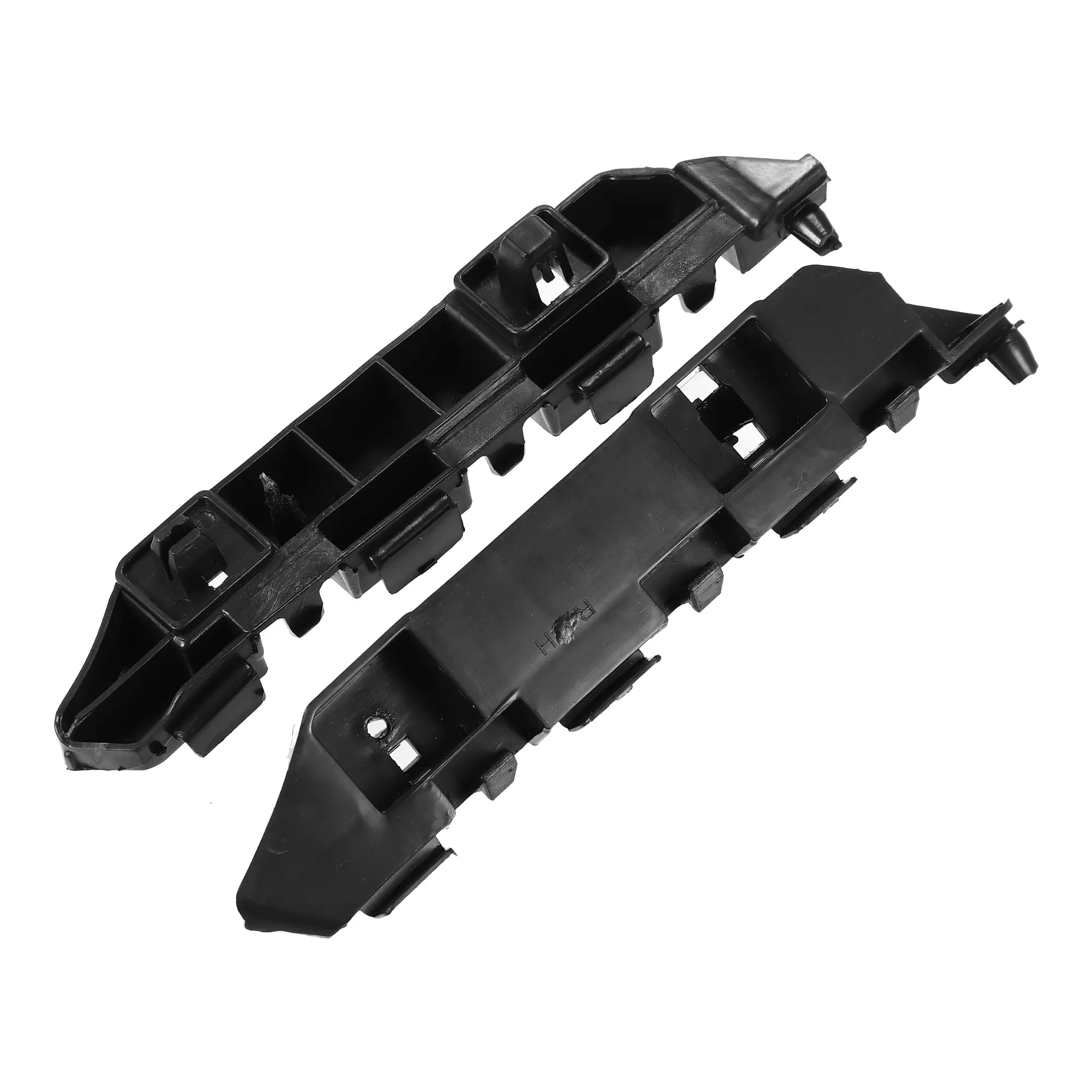 1 Pair of Front Bumper Bracket Retainer Spacer Mounting Support Driver and Passenger Side 71193-TR0-A01 for Honda Civic 2012-2015 Plastic Black