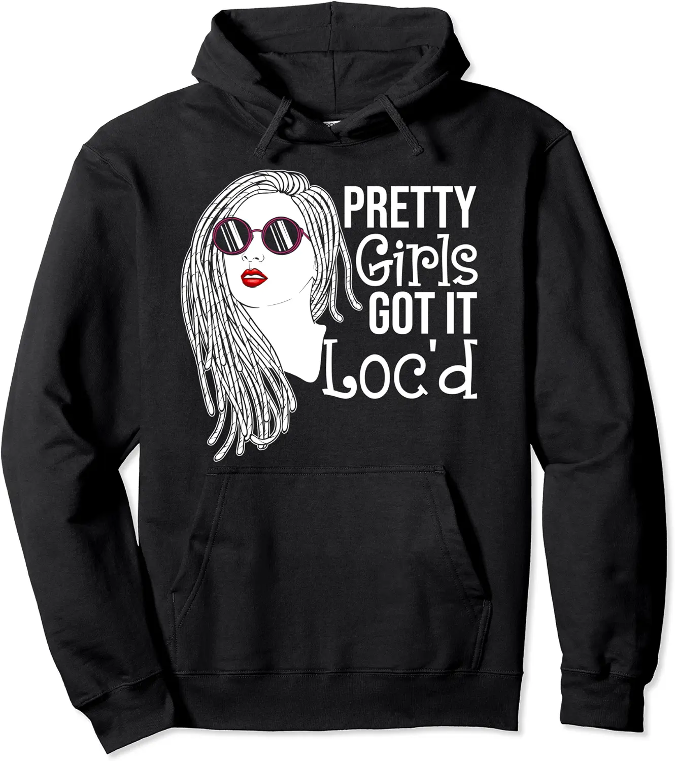 Funny Locs Gift For Women Melanin Afro Loc'd Hair Dreadlock Pullover Hoodie - Sabrinasmitl Shop 27B096RK1Z9Q