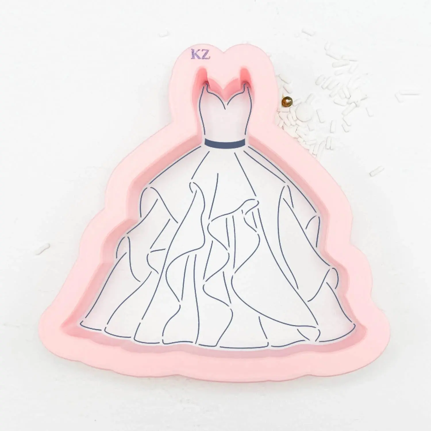 Cookie CutterThe Marilyn Wedding Dress 4"