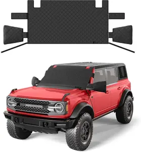 Windshield Snow Cover for  Bronco, Side Mirrors and Wiper Protection,   Windshield Cover for  Bronco 2021-2025, 2 Door and 4 Door (Not for Bronco )