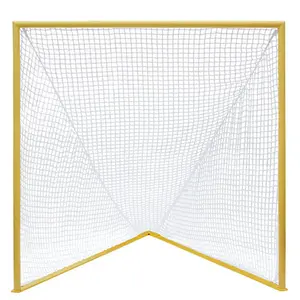 Champion Sports  Pro Collegiate Goal, Yellow & Black, Steel Frame, Easy Setup