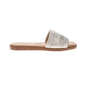 Seychelles Womens Palms Perfection Slide Casual Sandals Casual - Silver