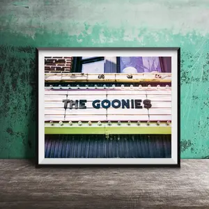 Unframed Goonies Movie Poster Alternative Film Art Character Drawing Wall Decor Minimalist Nostalgia Retro Gift Cinema 80s 90s