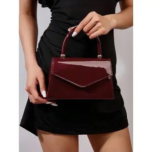 New Style Fashion Solid Color Mirrored Handbag Evening Bag Charming And Elegant Women's Business Bag Suitable For Party College Students Brides Match With Party Dresses Wedding Dresses Evening Dresses Tight Skirts Very Suitable For Weddings Gatherings