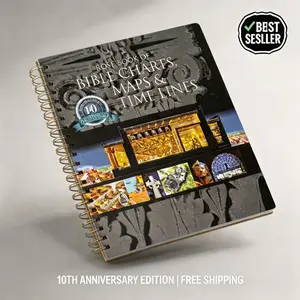 Christian Resources Bible Study Guide Notebook - 10th Anniversary Bible Reference Book, 200 Full-Colour Pages, Charts, Maps, Timelines, 30 New Articles, 6 Key Theme Updates, Easy-to-Use Format for Beginners, Church Use