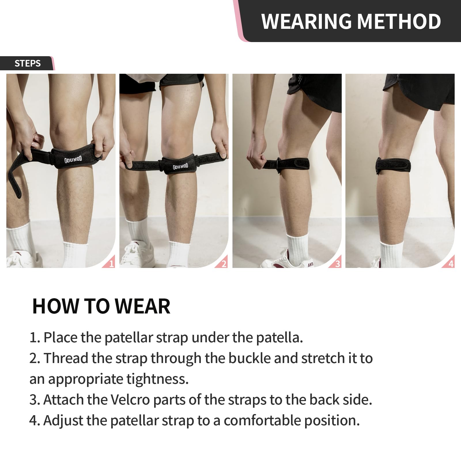 Kneecap Support Strap for Pain Relief, Patellar Tendon Support ,Patella Band for Basketball, Jumpers Knee, Tendonitis, Running, Hiking, Soccer, Osgood Schlatter Gift 2026 #Summervibes summerwins,summerwins Kneecap Support Strap for Pain Relief, Patellar Tendon Support ,Patella Band for Basketball, Jumpers Knee, Tendonitis, Running, Hiking, Soccer, Osgood Schlatter Gift 2026 #Summervibes summerwins,summerwins