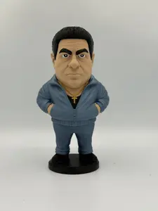 Big Puss Mobster Figurine - 3D Printed Mob Boss Caricature (9.5 200mm Mini)
