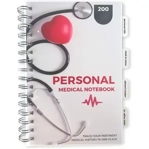 Personal  Journal | Log Office Visits, Track  Expenses, Chronic Conditions and More | A4 Notepad 200 Pages for Keeping Track of  History