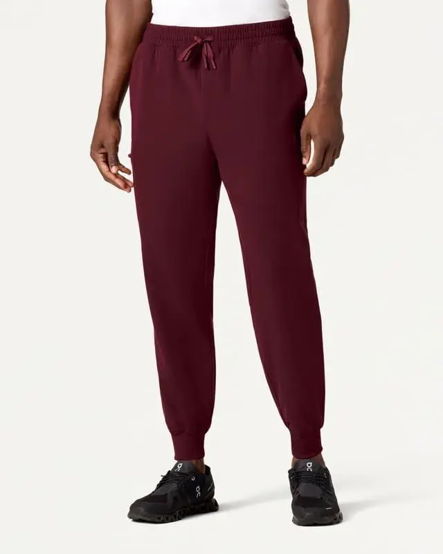 JAANUU Osmo Men’s Scrub Jogger Pants – UltraLAST 4-Way Stretch, 8 Pockets, Classic Fit, Mid-Rise Medical Uniform Joggers  Men's Scrub Jogger Pants - Mid-Rise Classic Fit, 4-Way Stretch