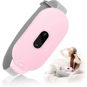 Portable Cordless Heating Pad Cramps:6 Heat Levels 6 Massage Modes,3S Fast Heating,Period Menstrual Electric Heating Pad for Back Pain Relief,Gifts for Women and Girls (Pink) : Health & Household