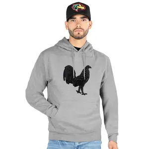 FERRETI HATS Cotton Hoodie Gallo with Iconic Rooster Design