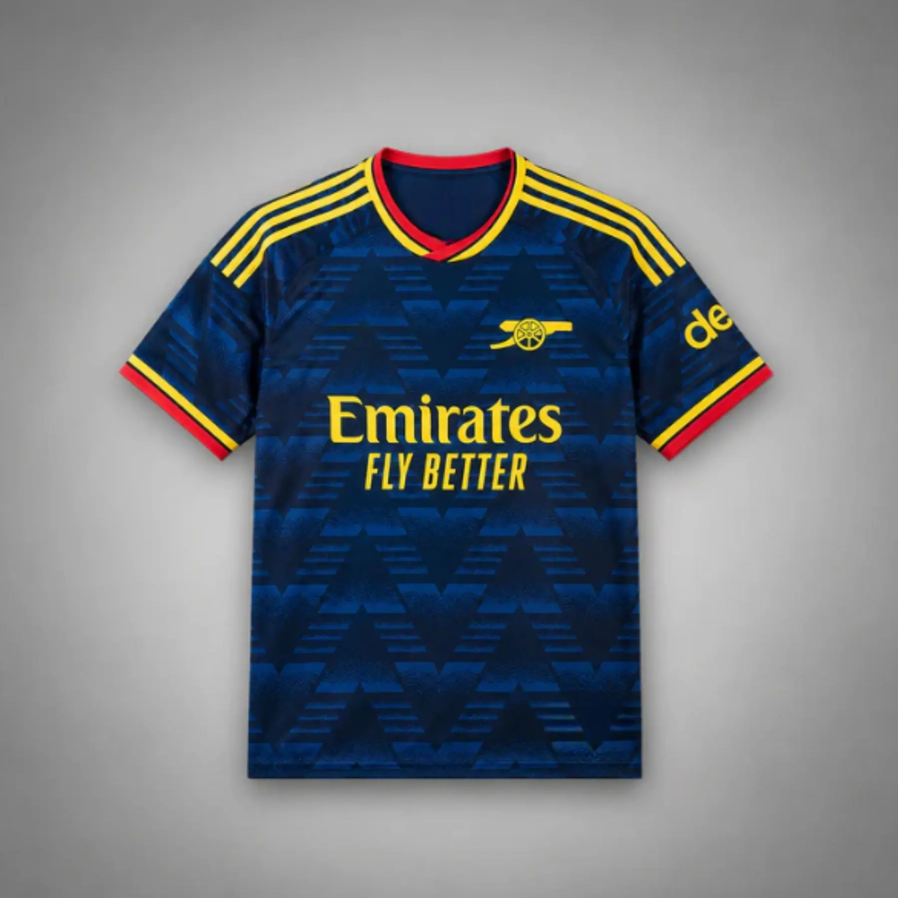 Men's Arsenal Soccer Jerseys, Navy Blue Retro Football Shirt, Short Sleeve Official Team Fan Apparel, Casual Game Day Fan Top