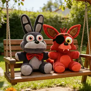 18cm FNAF Plush Toys Kawaii Freddys Animal Foxy Bonnie Bear Ribbit Stuffed Plush Toys In Stock Plush​Birthday Gift For Kids