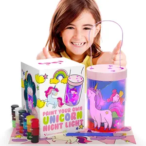 Paint Your Own Unicorn Night Light - Unicorn Light or Unicorn Lights for Kids Room
