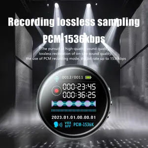 Smart Voice Recorder – One-Touch Recording, Long Battery Life, Large Storage, Built-in Screen & Speaker，with earphones and OTG adapter