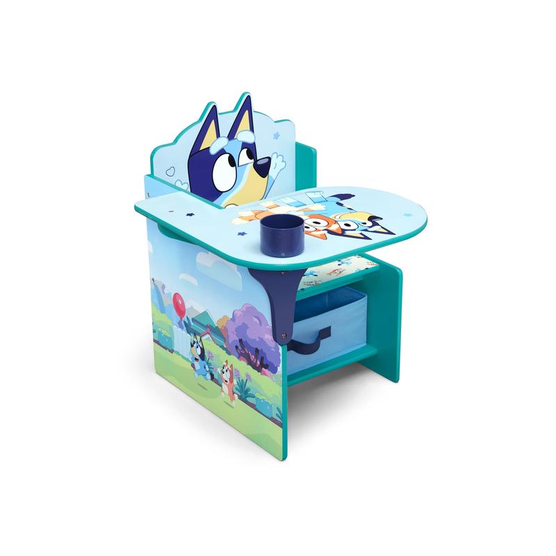 Bluey Chair Desk with Storage Bin