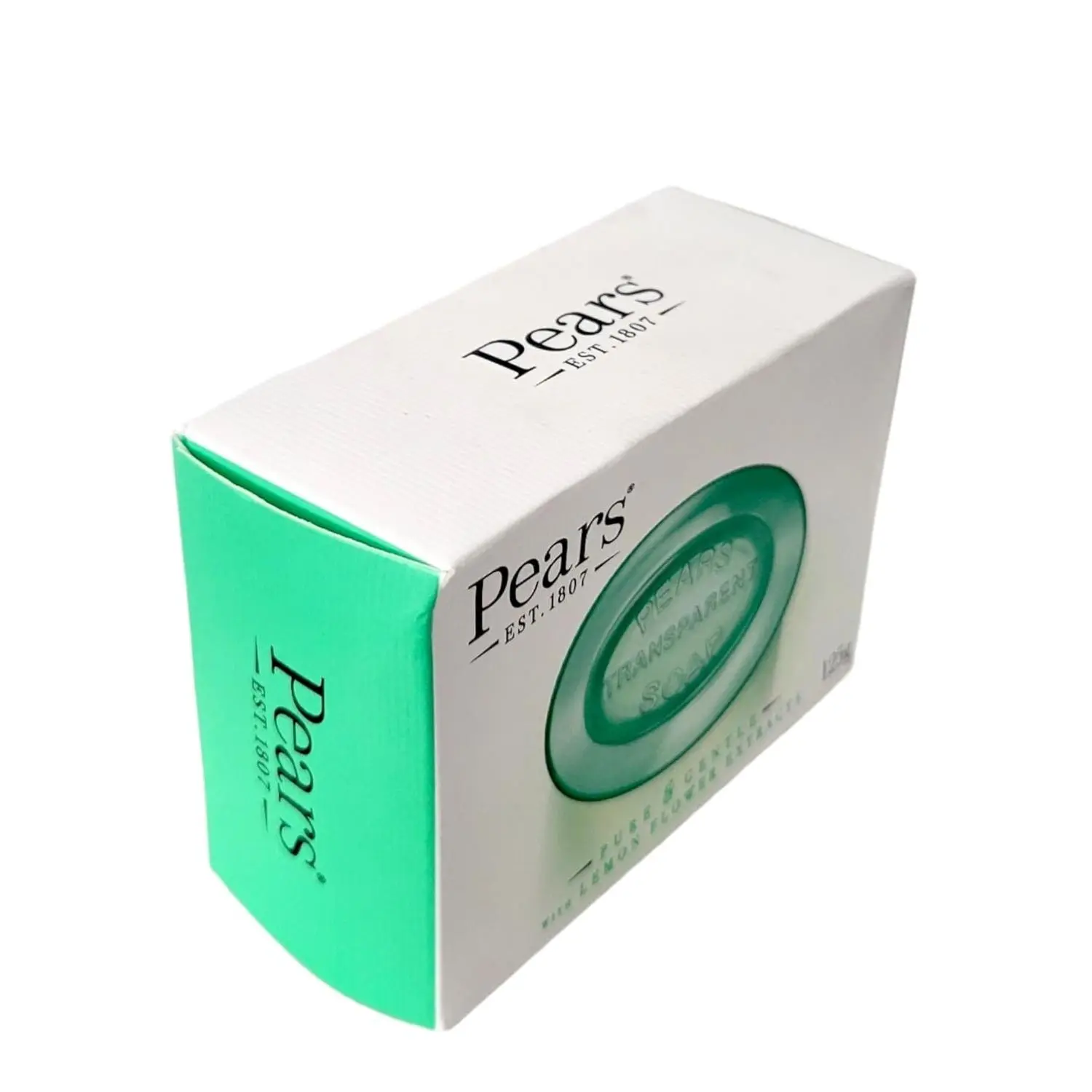 Pear Oil-Clear & Glow Soap - 98% Pure Glycerin and Lemon Blossom Extracts - 75g (Pack of 3)