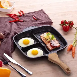 Fried steak pot multi-function for household (non-stick pan) Ceramic Cookware