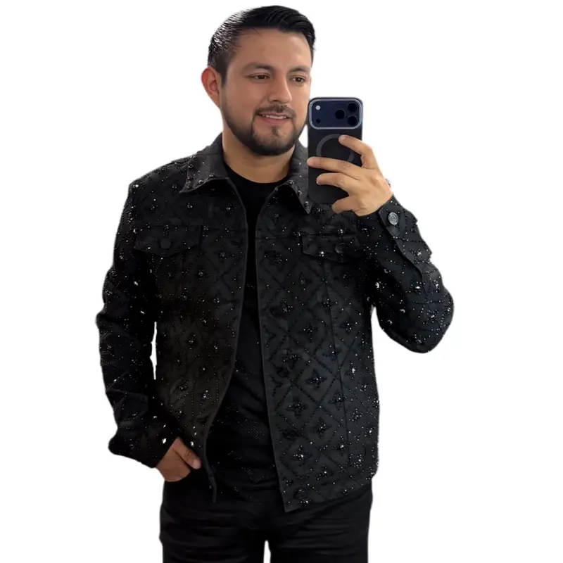 FULL RHINESTONE JACKET (FITTED) FULL RHINESTONE JACKET (FITTED)