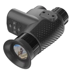 Head-Mounted Digital Night Vision Binoculars, 300M Full Dark Viewing, 4K UHD Video, 7X Magnification, Diopter Adjustment, IP54 Waterproof, 2200mAh Rechargeable for Hunting, Tactical & Wildlife Observation