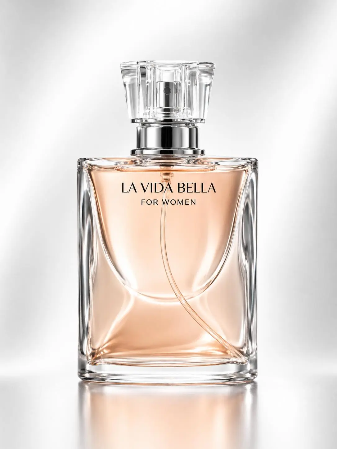 La Vida Bella for Women Eau de Parfum - Elegant Glass Bottle with Silver Cap - Perfect for Daily Use