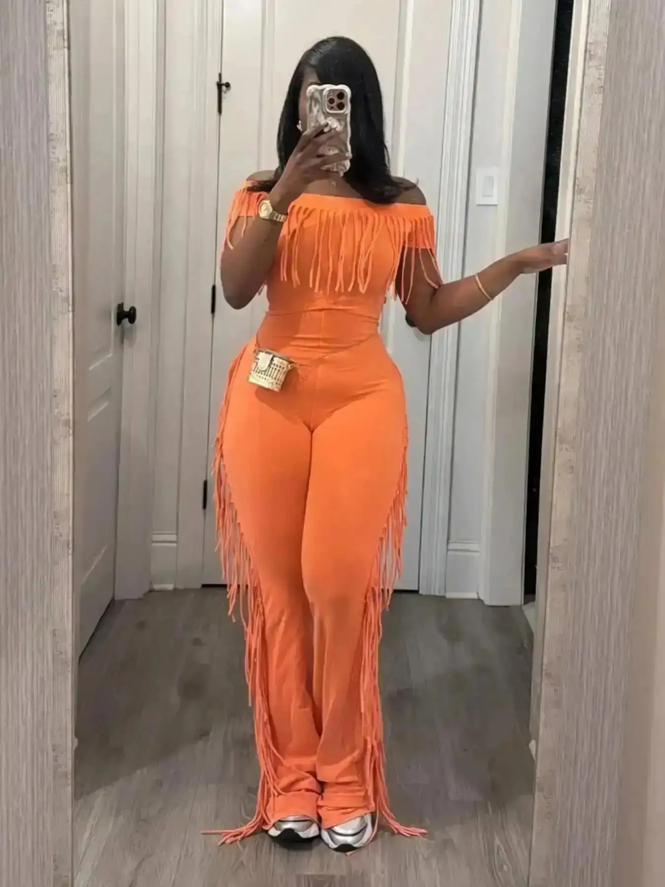 Women's Summer New One-Shoulder Short Sleeve Fringed Lace Jumpsuit, Stylish Casual for Parties & Holidays, Womenswear, One Piece, Date Night, Versatile, Comfort, Wear, Style, Outfit, Essential, Trendy