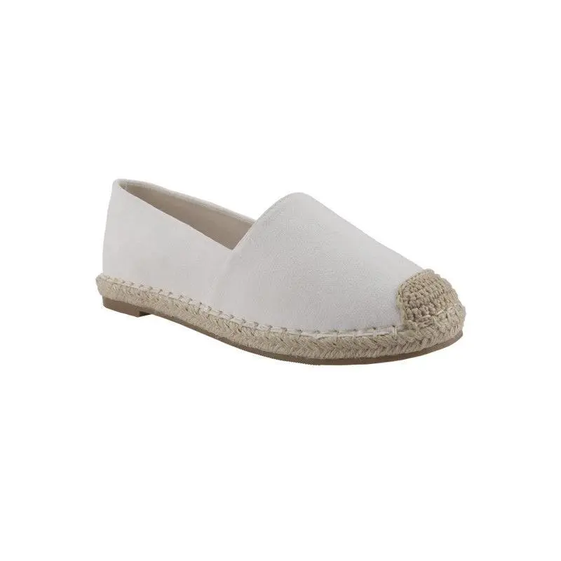 Fav Espadrille White Suede