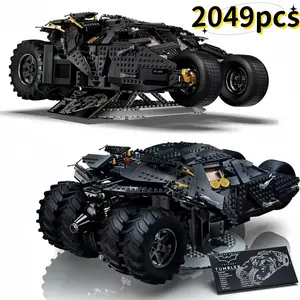 2049 Pieces Building Blocks Compatible with 76240 Model Tank, Batman Car Construction Set, Collectible Edition, Adult & Kids Birthday Gift
